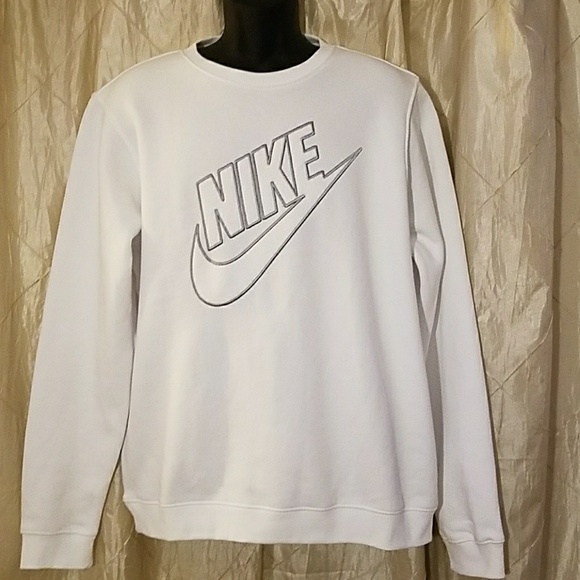 Nike Other - Nike white sweatshirt, size L